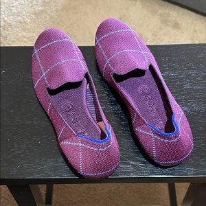 Rothy’s Purple Checkered Women's Loafers